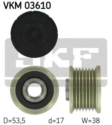 VKM 03610 SKF Alternator Freewheel Clutch