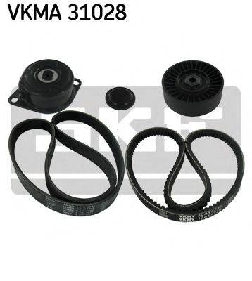 VKMA 31028 SKF V-Ribbed Belt Set