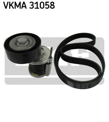 VKMA 31058 SKF Belt Drive V-Ribbed Belt Set