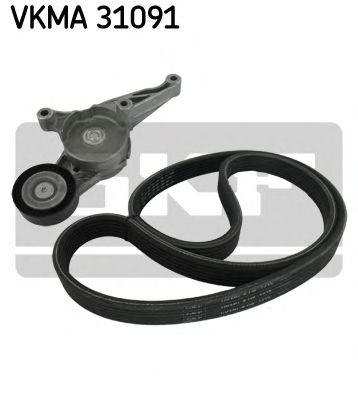 VKMA 31091 SKF Belt Drive V-Ribbed Belt Set
