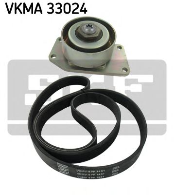 VKMA 33024 SKF V-Ribbed Belt Set
