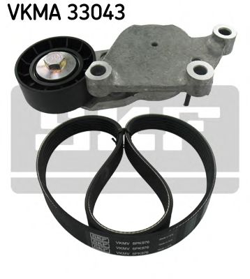 VKMA 33043 SKF Belt Drive V-Ribbed Belt Set