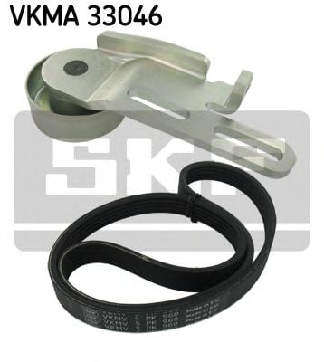 VKMA 33046 SKF V-Ribbed Belt Set