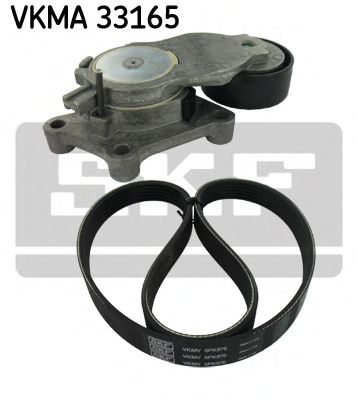VKMA 33165 SKF Belt Drive V-Ribbed Belt Set