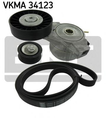 VKMA 34123 SKF V-Ribbed Belt Set