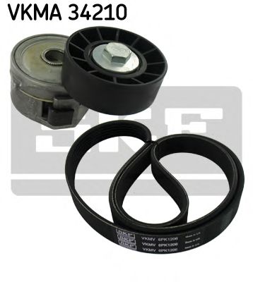 VKMA 34210 SKF V-Ribbed Belt Set