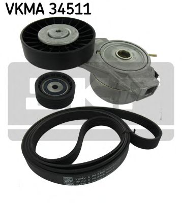VKMA 34511 SKF V-Ribbed Belt Set