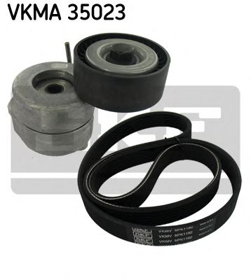 VKMA 35023 SKF Belt Drive V-Ribbed Belt Set