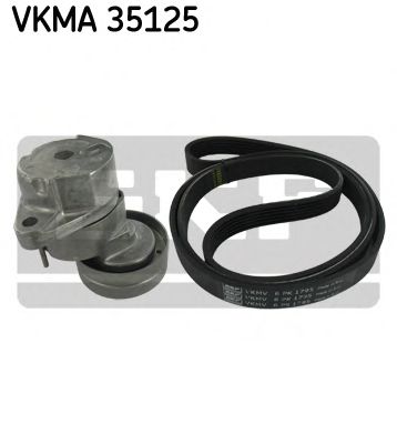 VKMA 35125 SKF Belt Drive V-Ribbed Belt Set
