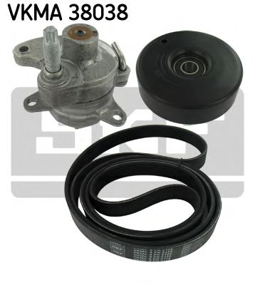 VKMA 38038 SKF V-Ribbed Belt Set