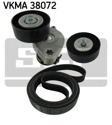 VKMA 38072 SKF Belt Drive V-Ribbed Belt Set