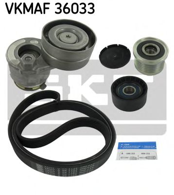 VKMAF 36033 SKF Belt Drive V-Ribbed Belt Set