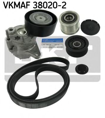 VKMAF 38020-2 SKF Belt Drive V-Ribbed Belt Set