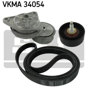 VKMA 34054 SKF V-Ribbed Belt Set
