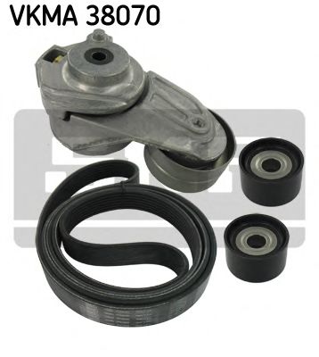 VKMA 38070 SKF Belt Drive V-Ribbed Belt Set
