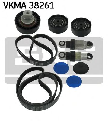 VKMA 38261 SKF V-Ribbed Belt Set