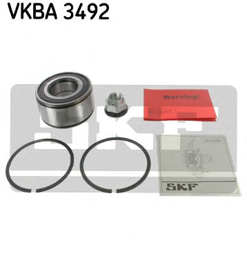 VKBA 3492 SKF Wheel Suspension Wheel Bearing Kit