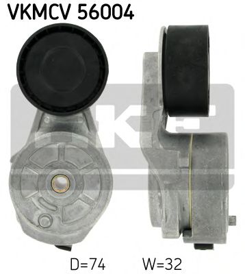 VKMCV 56004 SKF Tensioner Pulley, v-ribbed belt
