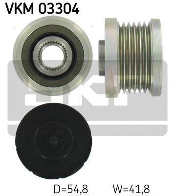 VKM 03304 SKF Alternator Freewheel Clutch