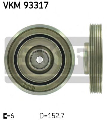 VKM 93317 SKF Belt Pulley, crankshaft