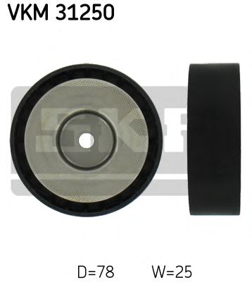 VKM 31250 SKF Belt Drive Deflection/Guide Pulley, v-ribbed belt