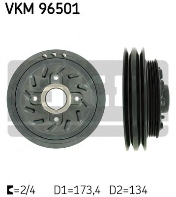 VKM 96501 SKF Belt Drive Belt Pulley, crankshaft