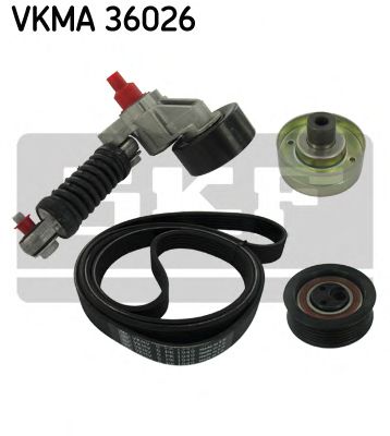 VKMA 36026 SKF V-Ribbed Belt Set