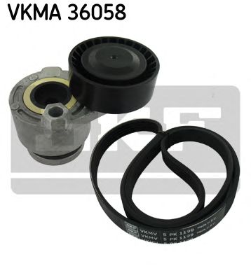 VKMA 36058 SKF V-Ribbed Belt Set