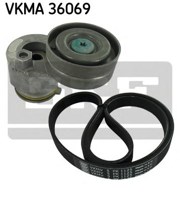 VKMA 36069 SKF V-Ribbed Belt Set