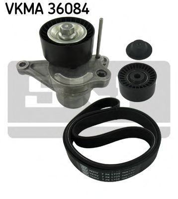 VKMA 36084 SKF Belt Drive V-Ribbed Belt Set
