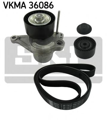 VKMA 36086 SKF V-Ribbed Belt Set