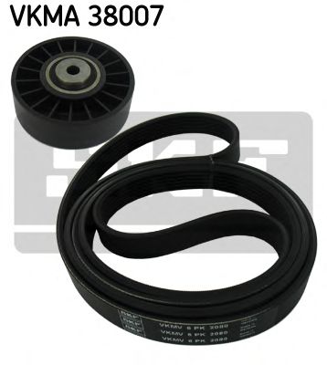 VKMA 38007 SKF Belt Drive V-Ribbed Belt Set