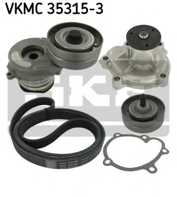 VKMC 35315-3 SKF V-Ribbed Belt Set