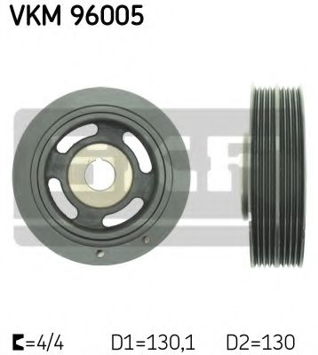 VKM 96005 SKF Belt Pulley, crankshaft