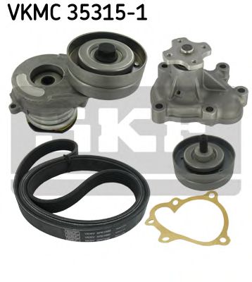 VKMC 35315-1 SKF V-Ribbed Belt Set