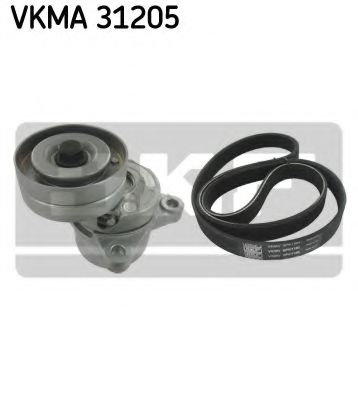 VKMA 31205 SKF Belt Drive V-Ribbed Belt Set