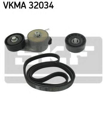 VKMA 32034 SKF V-Ribbed Belt Set