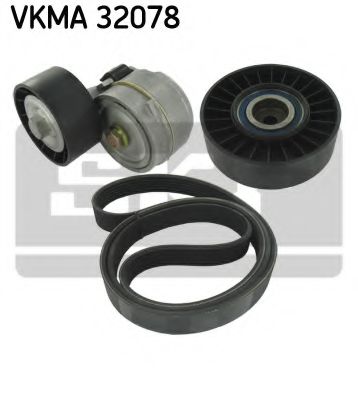 VKMA 32078 SKF V-Ribbed Belt Set