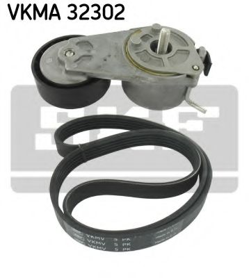 VKMA 32302 SKF V-Ribbed Belt Set