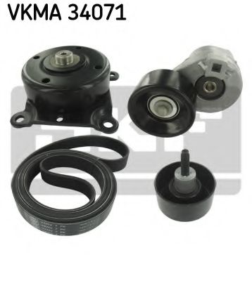 VKMA 34071 SKF V-Ribbed Belt Set