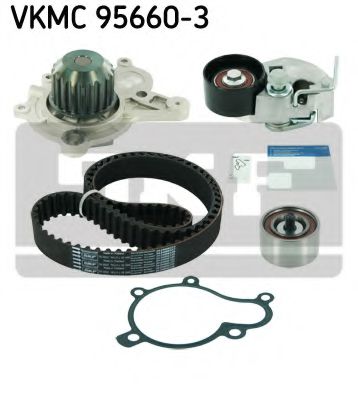 VKMC 95660-3 SKF Cooling System Water Pump & Timing Belt Kit
