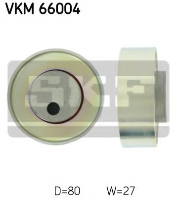VKM 66004 SKF Deflection/Guide Pulley, v-ribbed belt
