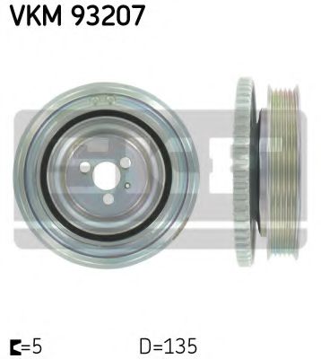 VKM 93207 SKF Belt Pulley, crankshaft