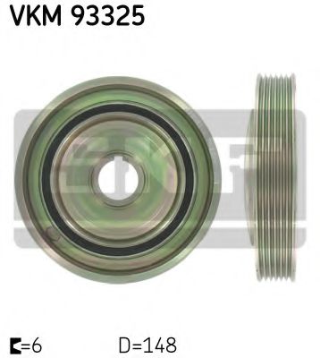 VKM 93325 SKF Belt Drive Belt Pulley, crankshaft