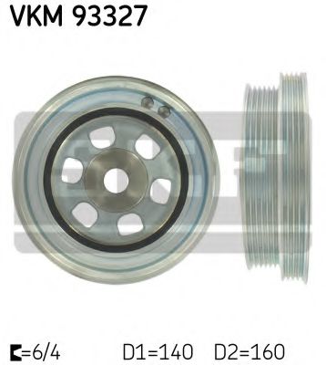 VKM 93327 SKF Belt Pulley, crankshaft