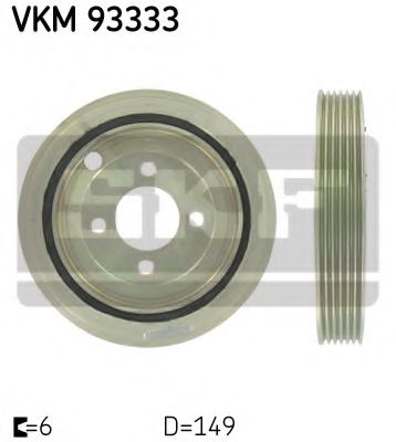 VKM 93333 SKF Belt Pulley, crankshaft