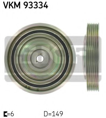VKM 93334 SKF Belt Pulley, crankshaft