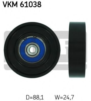 VKM 61038 SKF Deflection/Guide Pulley, v-ribbed belt