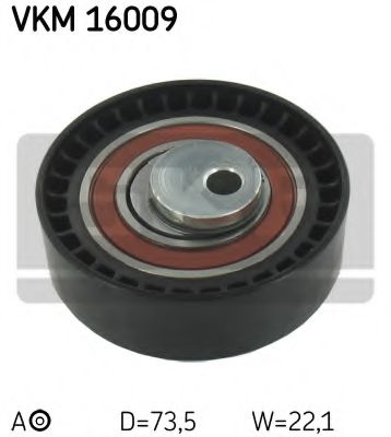 VKM 16009 SKF Tensioner Pulley, timing belt