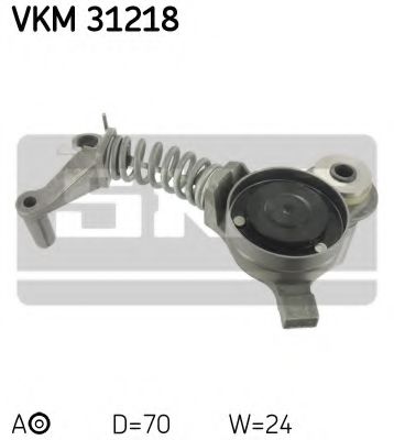 VKM 31218 SKF Belt Drive Vibration Damper, v-ribbed belt